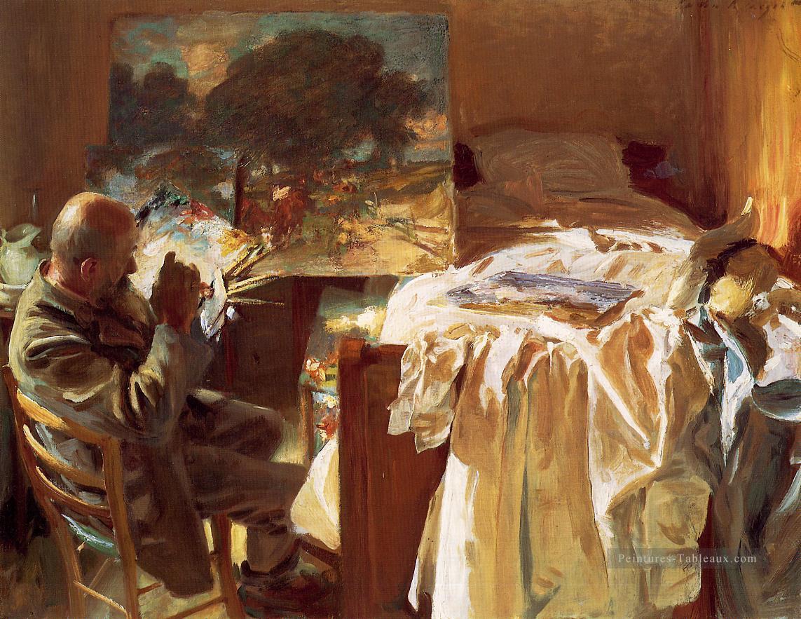 Un artiste dans son studio John Singer Sargent Peintures à l'huile